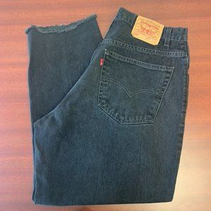 Vintage 560 Levi's Black High Rise Mom Jeans